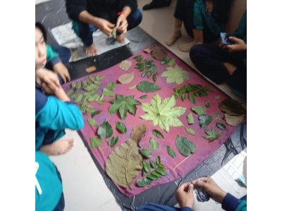 PELATIHAN BATIK ECOPRINT SMK NEGERI 2 PAGAR ALAM 