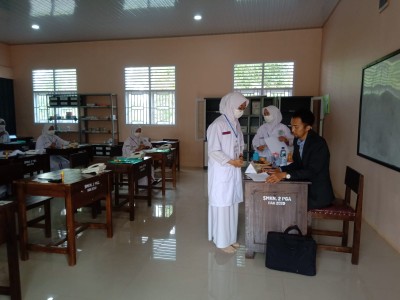 Ujian kompetensi keahlian jurusan farmasi tahun ajaran 2022/2023
