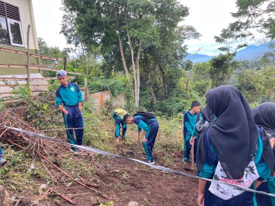 PENGOLAHAN LAHAN PENANAMAN JAGUNG MULOK KETAHANAN PANGAN