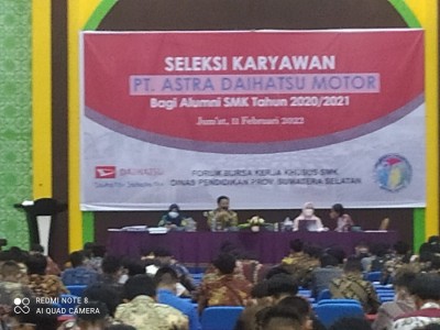 REKRUTMEN PT.ASTRA DAIHATSU MOTOR FBKK SMK KOTA PAGAR ALAM DI SMK NEGERI 2 PAGAR ALAM 