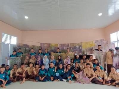 PELATIHAN BATIK ECOPRINT SMK NEGERI 2 PAGAR ALAM 