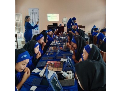 Kegiatan Beauty Class Siswi SMK Negeri 2 Pagar alam dengan INEZ