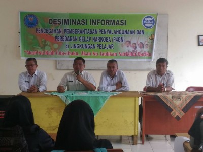 Desiminasi Informasi P4GN oleh BNN kota Pagar Alam 